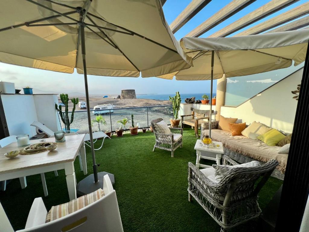 Posezení v ubytování Apartamento Mar i Sol El Cotillo