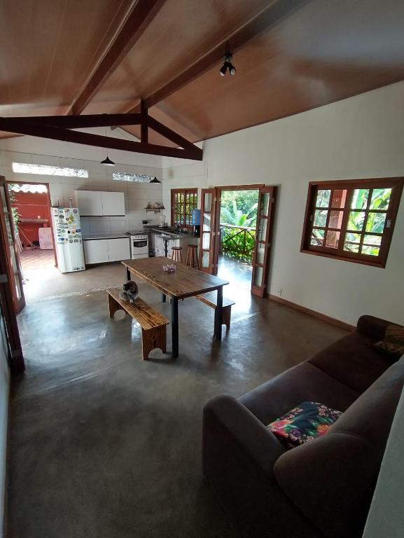 Kuchyň nebo kuchyňský kout v ubytování Casa Colmeia