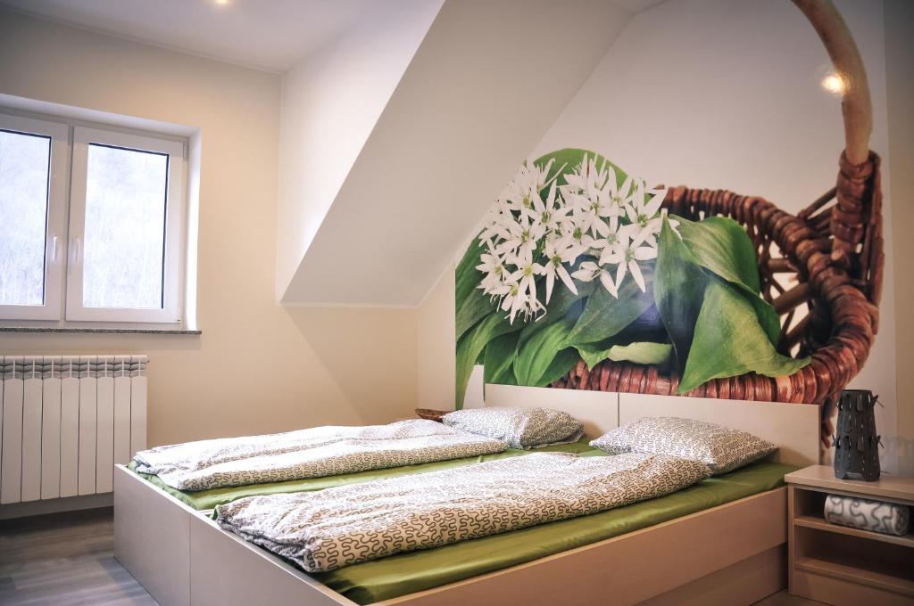 Postel nebo postele na pokoji v ubytování Rosa Bed and Breakfast