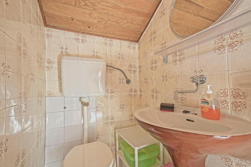 Koupelna v ubytování Apartments Lucija
