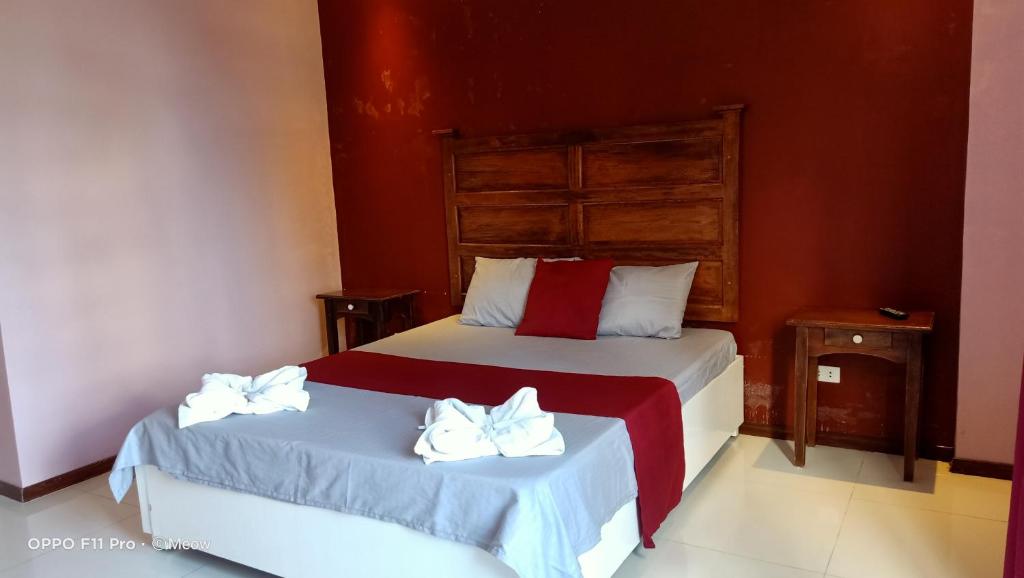 Postel nebo postele na pokoji v ubytování Answer hotel