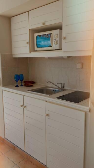 Kuchyň nebo kuchyňský kout v ubytování Studio Premium Vue Mer, Plage