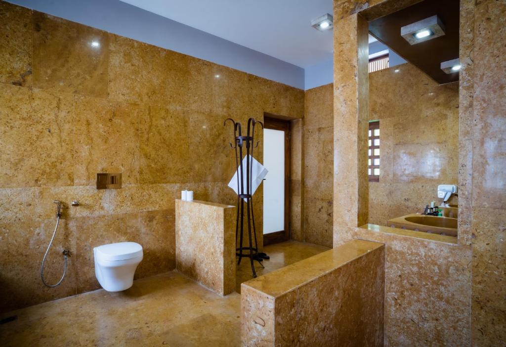 Koupelna v ubytování Hotel Grand Khalifa