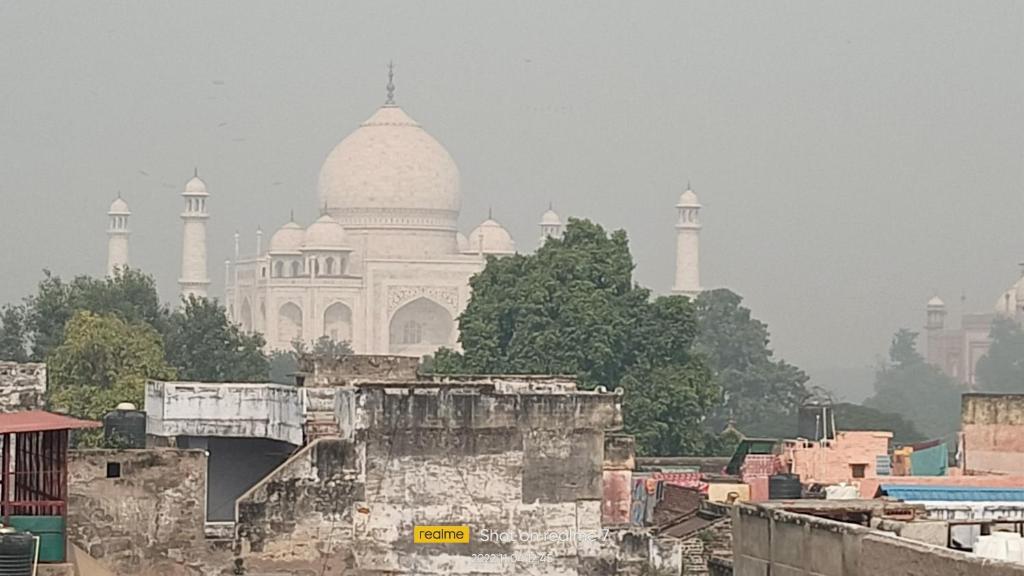 a view of the taj mahabalipuram from the city at Hotel Sidhartha Walking Distance From TajMahal in Agra