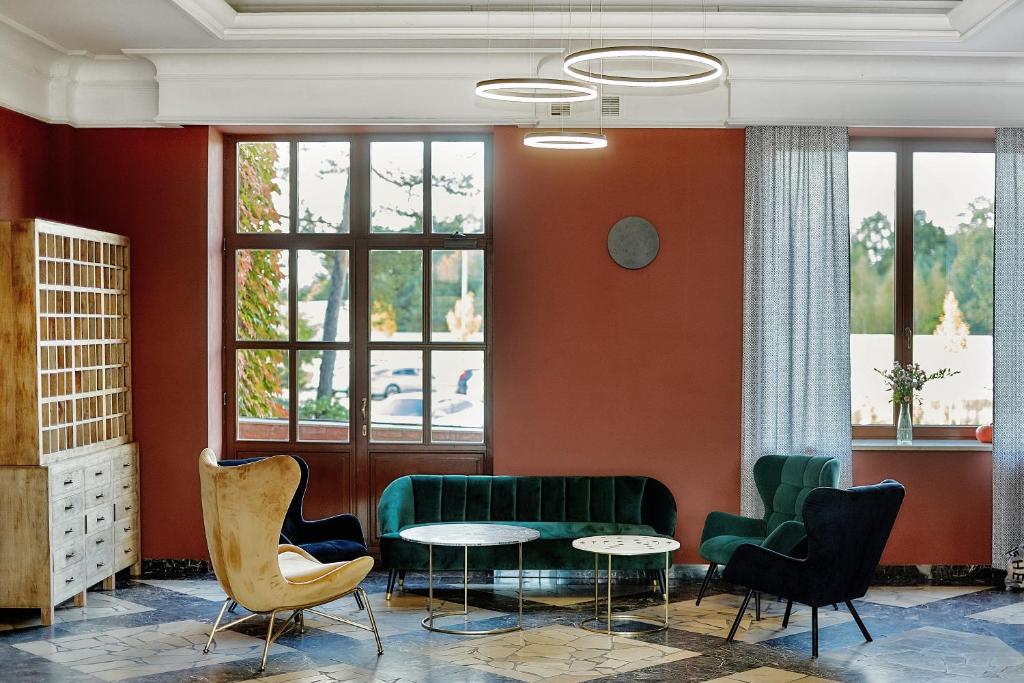 Posezení v ubytování Hotel Sphinx