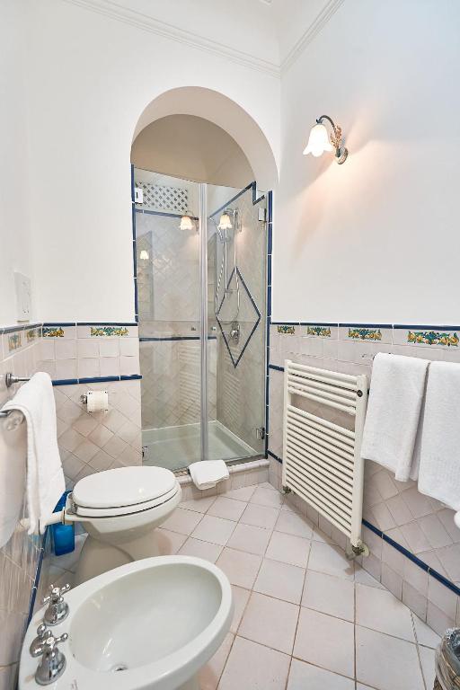 Koupelna v ubytování B&B Casa Silvana
