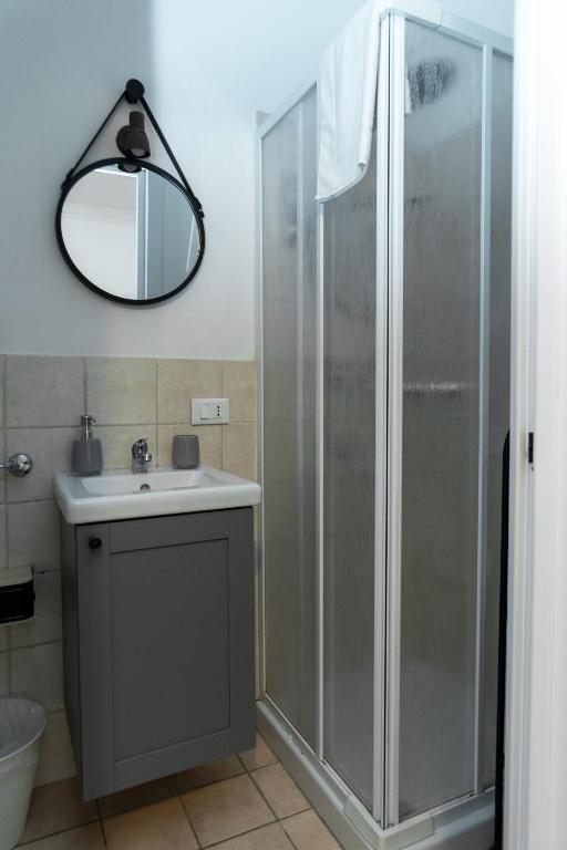 Koupelna v ubytování Zaira b&b
