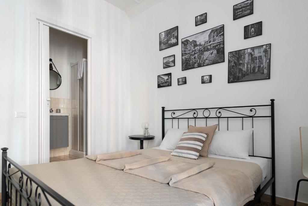 Postel nebo postele na pokoji v ubytování Zaira b&b