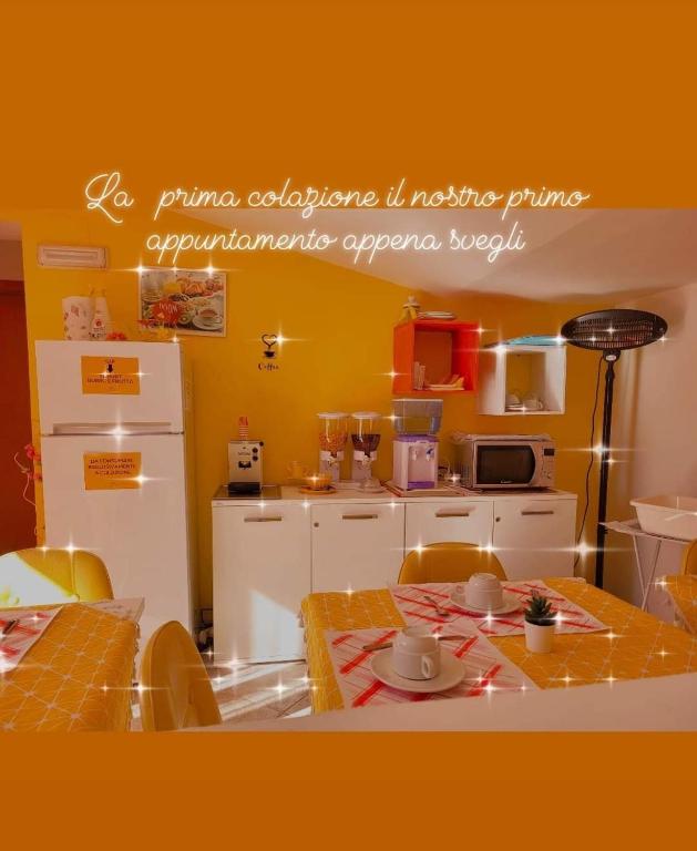 Kuchyň nebo kuchyňský kout v ubytování B&B Dimora del centro