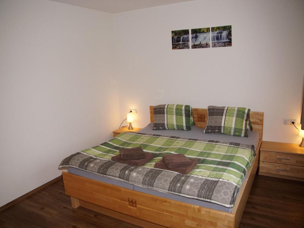 Posteľ alebo postele v izbe v ubytovaní Large holiday flat in Kaltenbach near the ski area