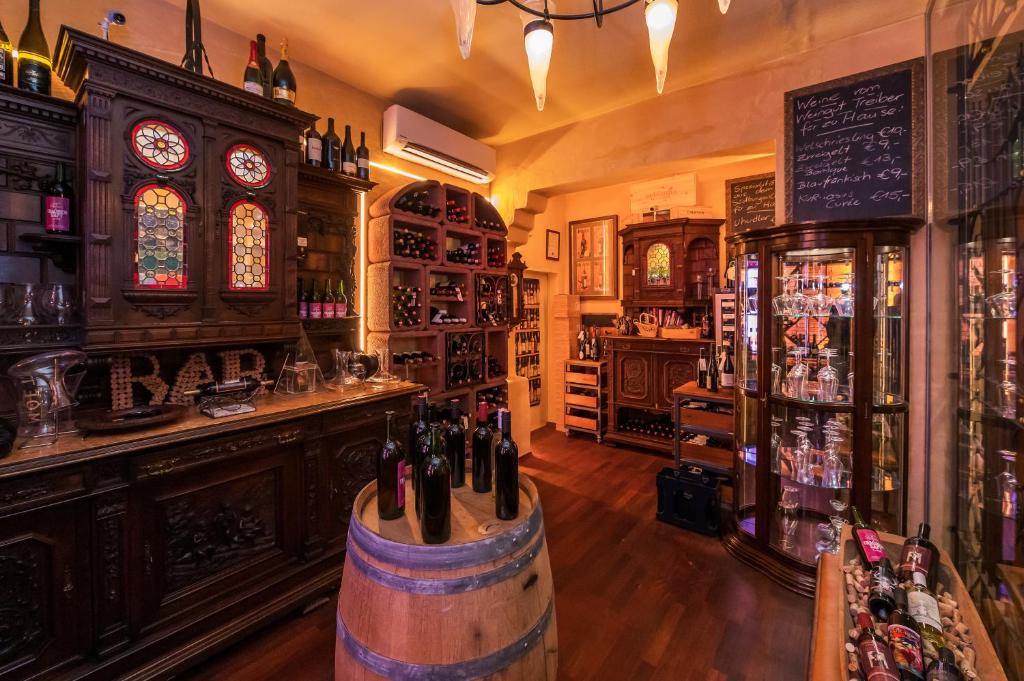 Lounge nebo bar v ubytování Ferien beim Treiber