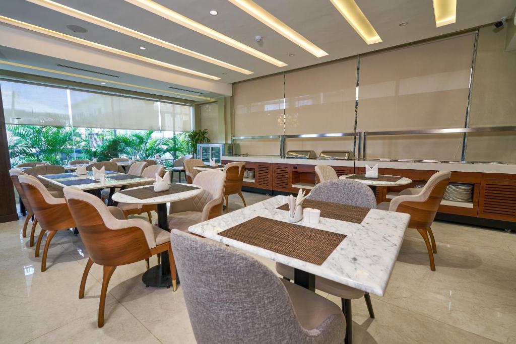 Posezení v ubytování Monty Suites Lekki
