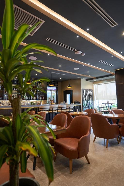 Posezení v ubytování Monty Suites Lekki