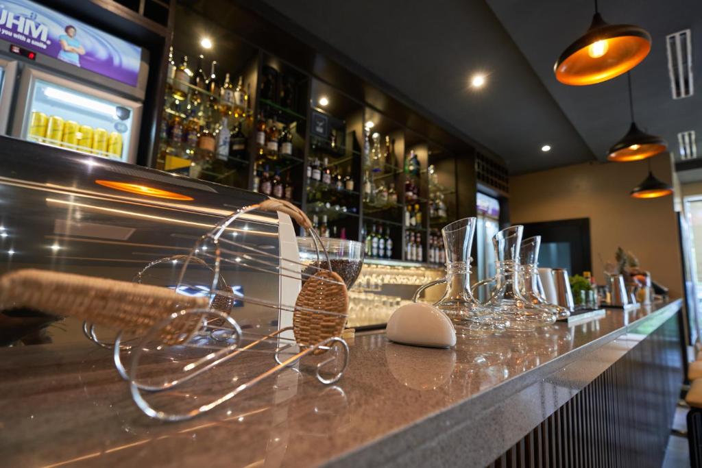 Lounge nebo bar v ubytování Monty Suites Lekki