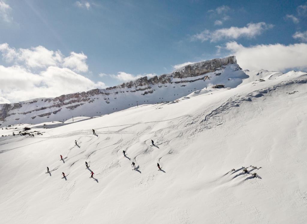 Auenhütte v zimě