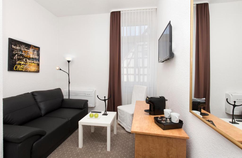 Posezení v ubytování Hotel Goldenes Lamm
