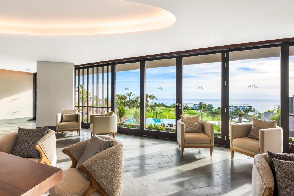 Posezení v ubytování Los Jardines de Abama Suites