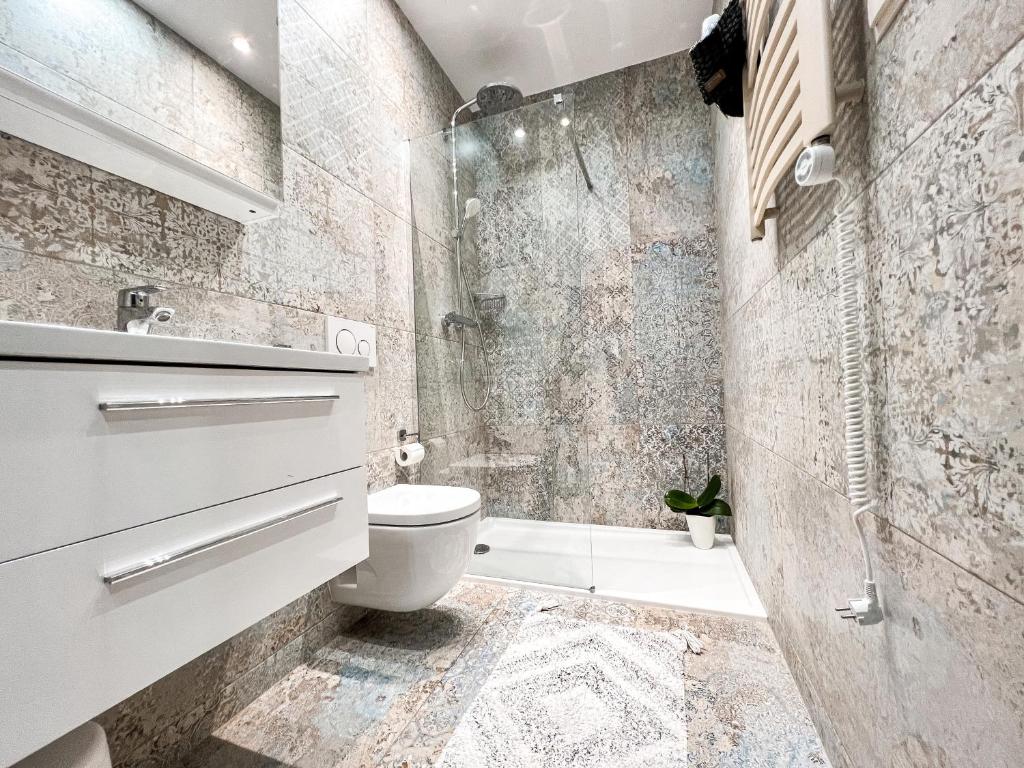 Kúpeľňa v ubytovaní Green Penthouse