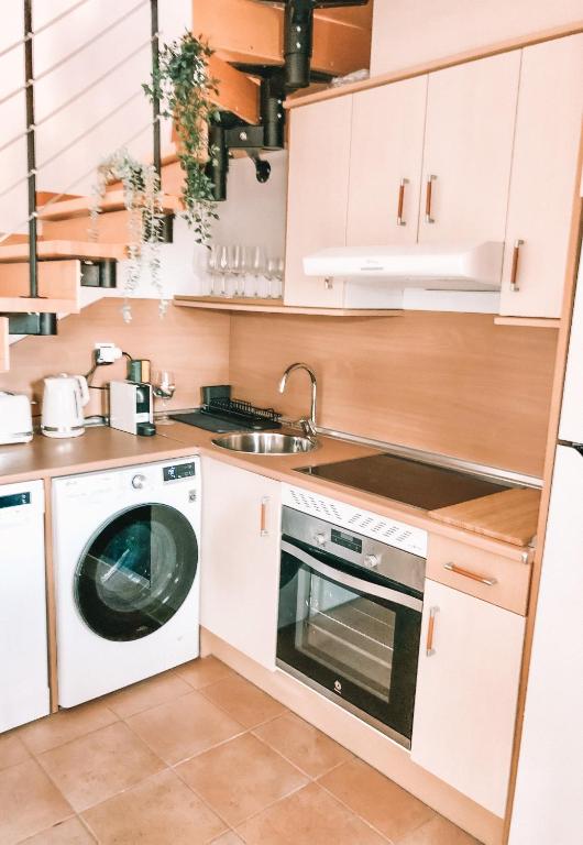Kuchyň nebo kuchyňský kout v ubytování Casa Encanto