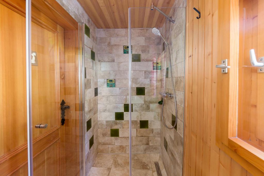 Koupelna v ubytování Chalet Trzinka - Triglav National Park