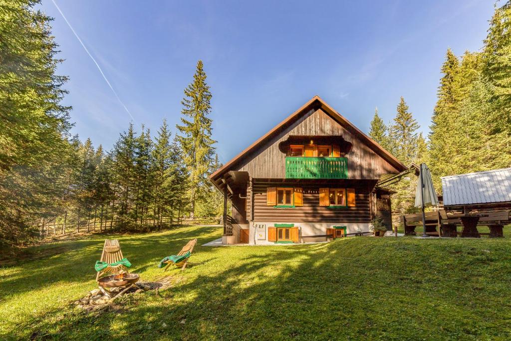 Zahrada ubytování Chalet Trzinka - Triglav National Park