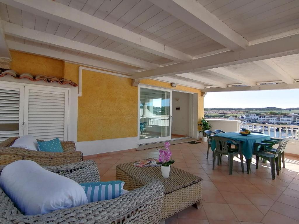 Balkón alebo terasa v ubytovaní Vigna Marina Apartments