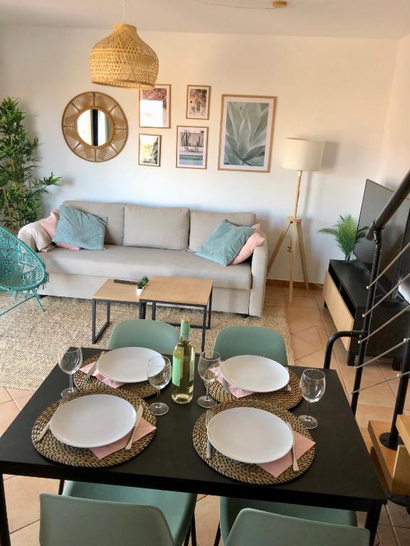 Posezení v ubytování Casa Encanto