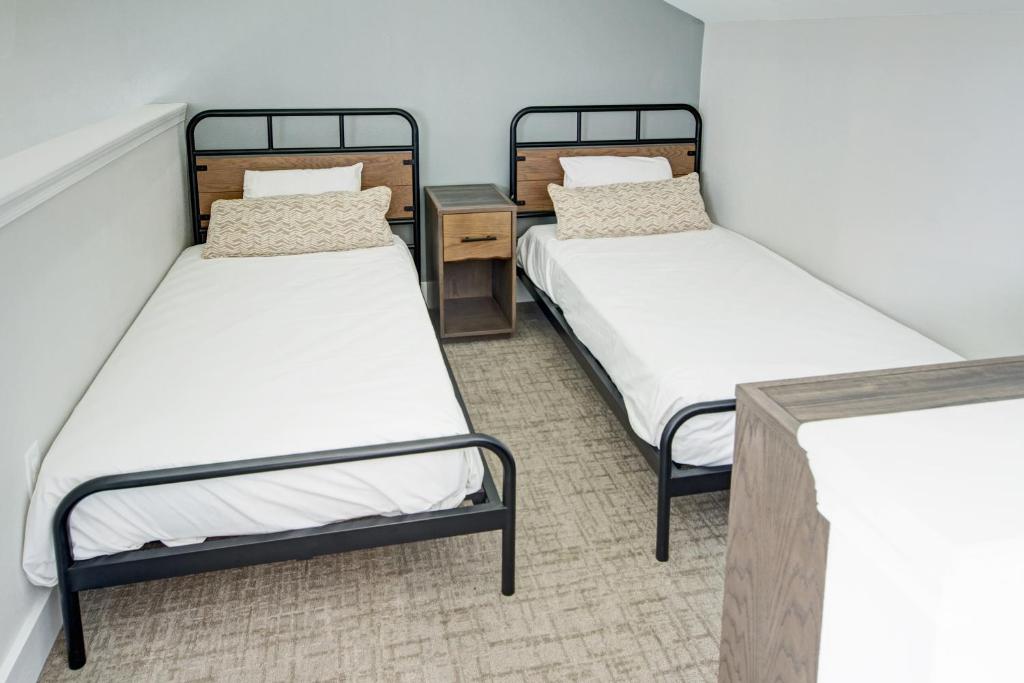 Postel nebo postele na pokoji v ubytování Pocono Mountain Villas by Exploria Resorts