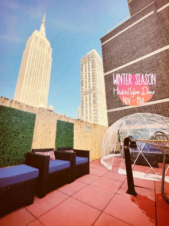 Building Rooftop View