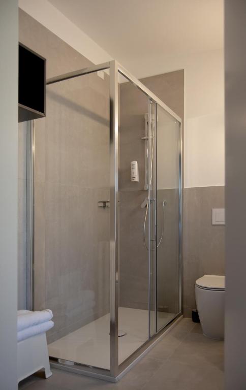 Koupelna v ubytování Hotel Oliva