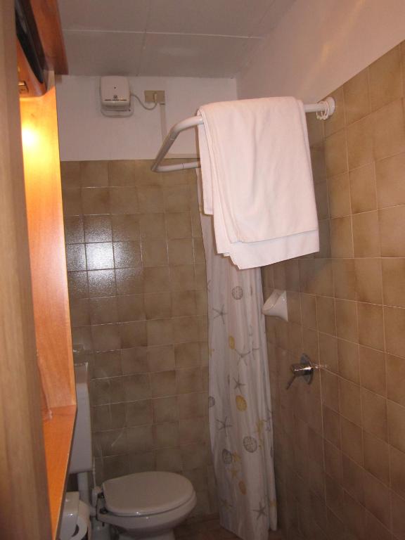 Koupelna v ubytování Albergo Valgranda