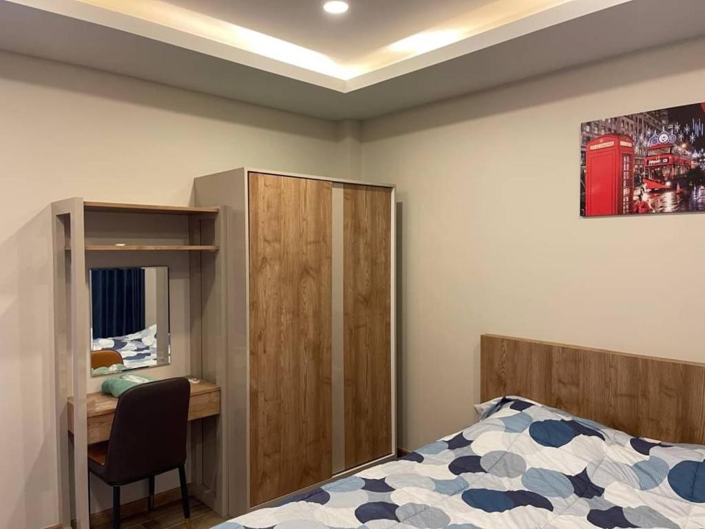 Ein Bett oder Betten in einem Zimmer der Unterkunft SKY and STARLOFT