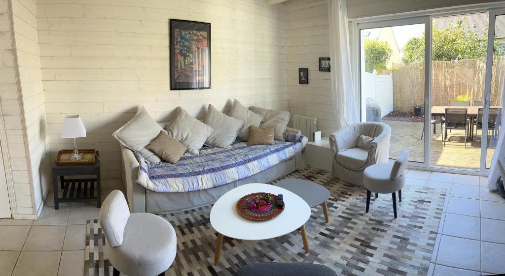 Et opholdsområde på Maison à Dinard