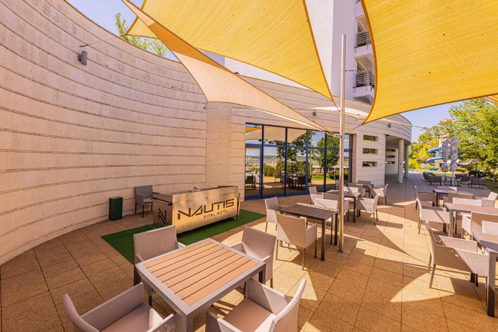 Balkón nebo terasa v ubytování Vital Hotel Nautis