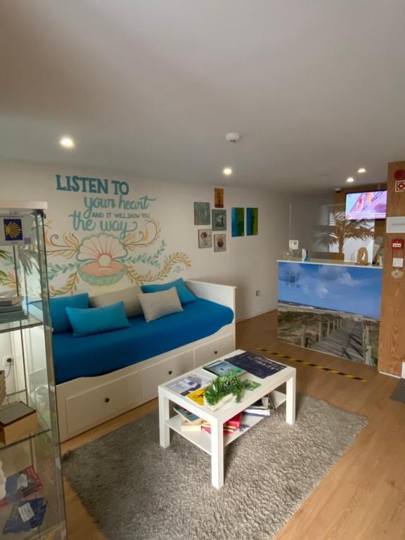 Posezení v ubytování Hostel Eleven