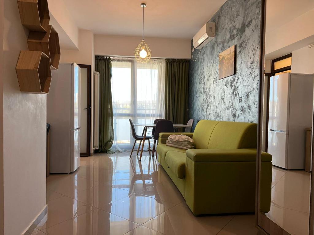 Χώρος καθιστικού στο Studios & Apartments Palas by Glam at Lazar Towers