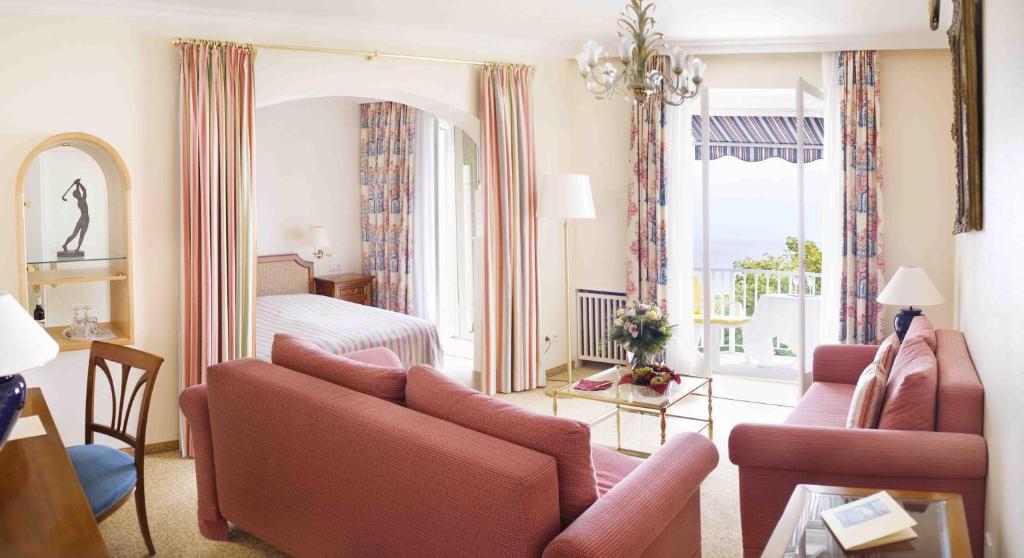 Posezení v ubytování Hotel Bad Schachen