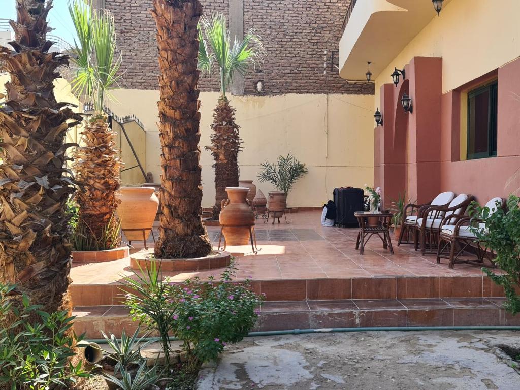 Patio nebo venkovní prostory v ubytování Senmut Luxory Rooms