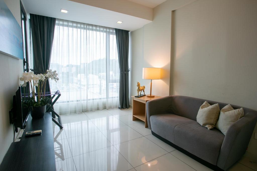 Posezení v ubytování Sky Hotel