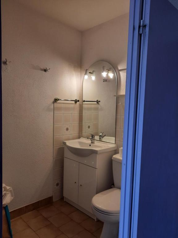 Koupelna v ubytování STUDIO PROCHE MER ETANGS ET CANAUX
