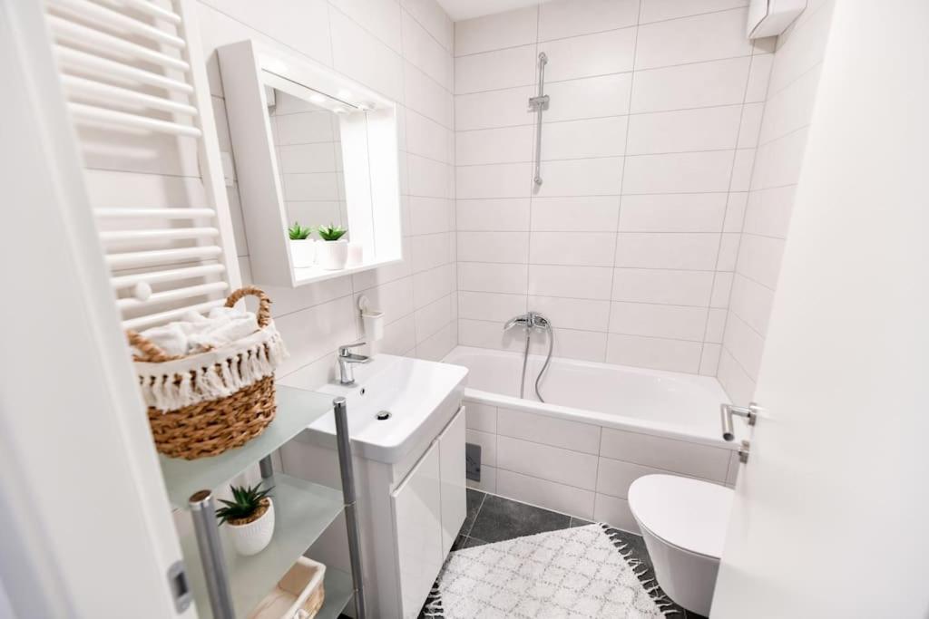 Kúpeľňa v ubytovaní Lea Boutique Apartment