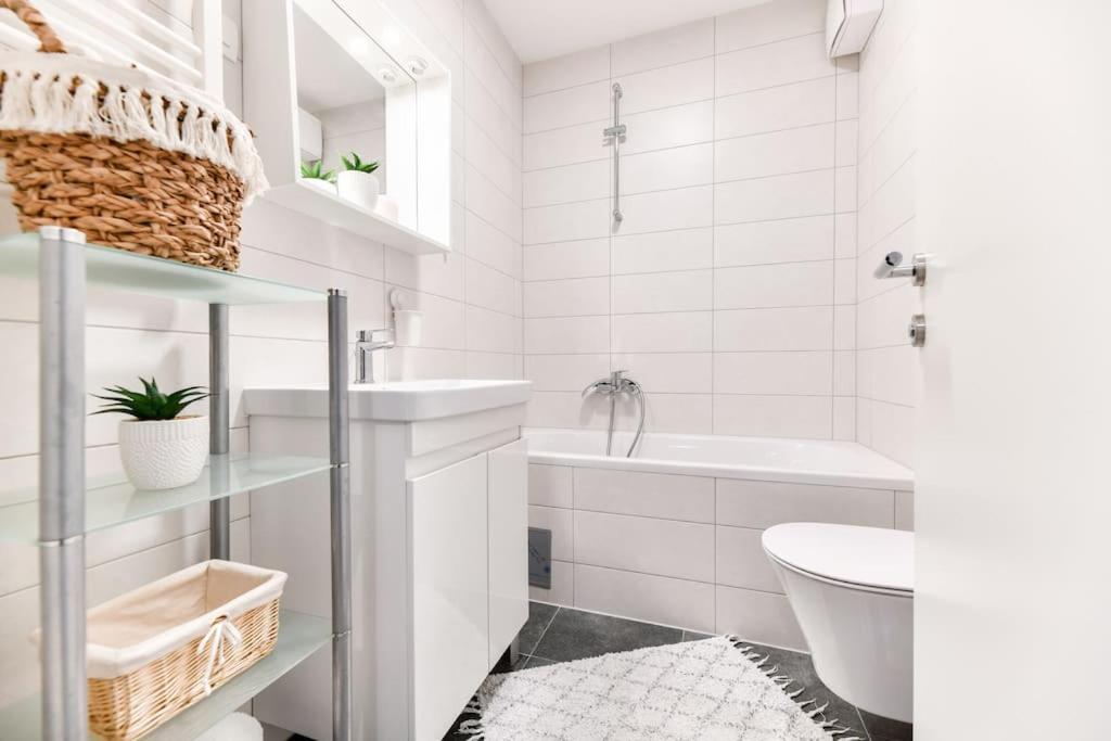 Kúpeľňa v ubytovaní Lea Boutique Apartment