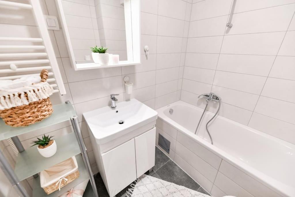 Kúpeľňa v ubytovaní Lea Boutique Apartment