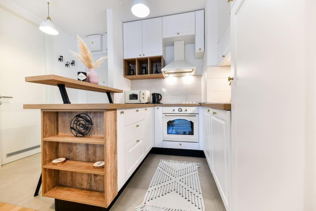 Kuchyňa alebo kuchynka v ubytovaní Lea Boutique Apartment