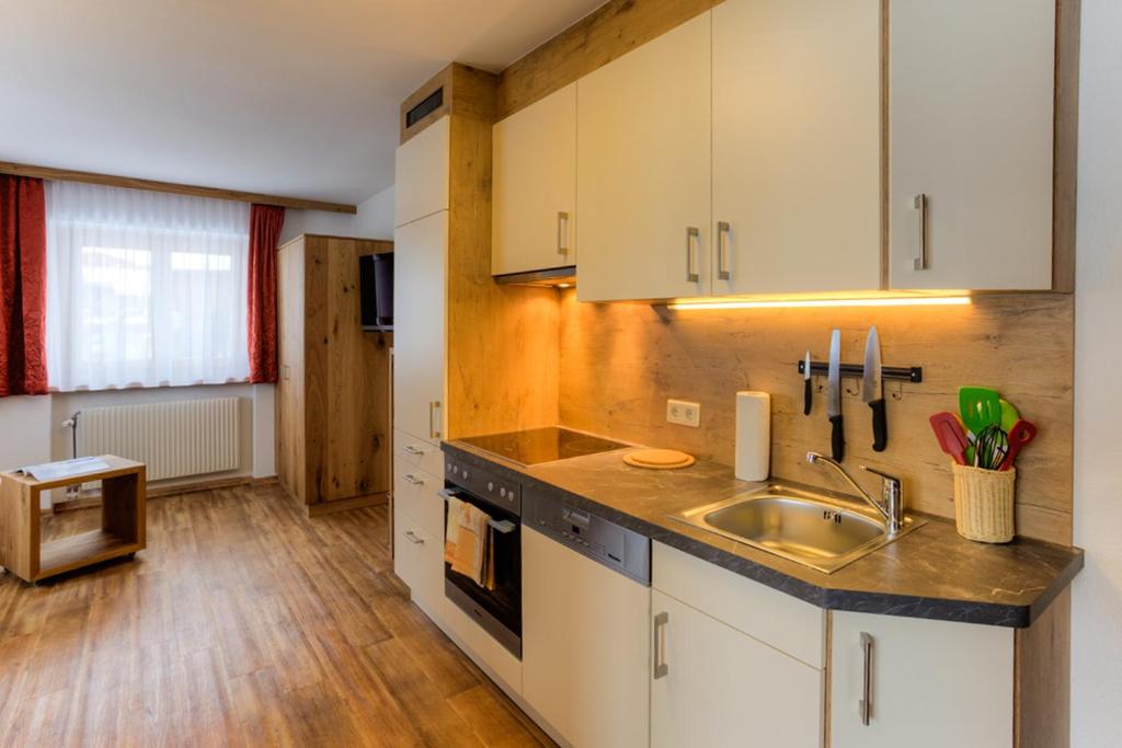 A kitchen or kitchenette at Haus Bickel