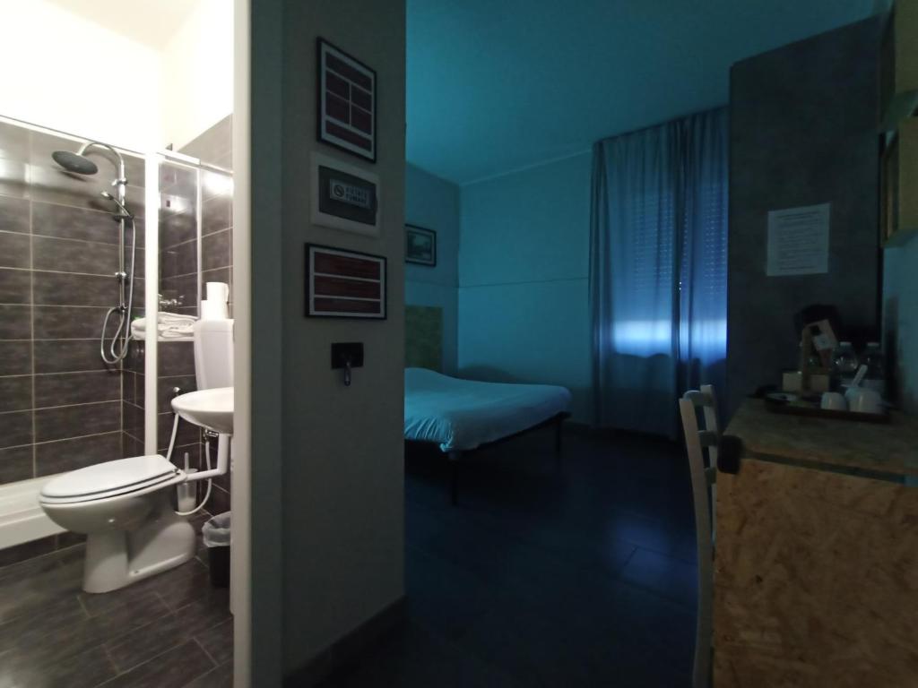 Koupelna v ubytování LE MURA Foresteria