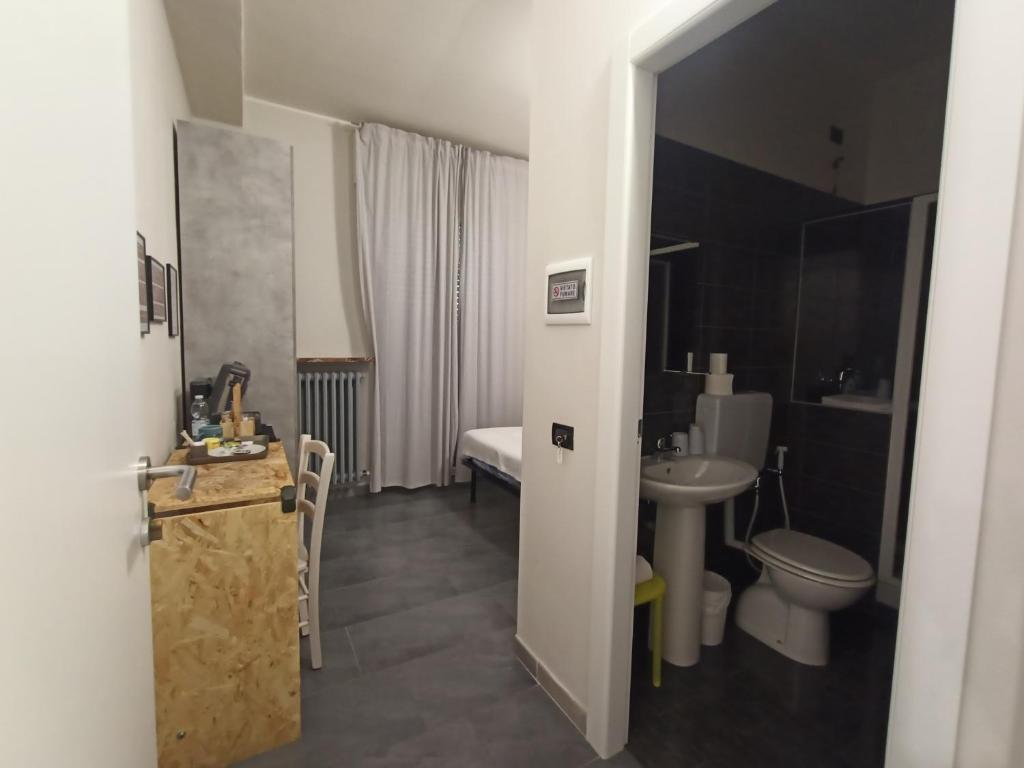 Koupelna v ubytování LE MURA Foresteria