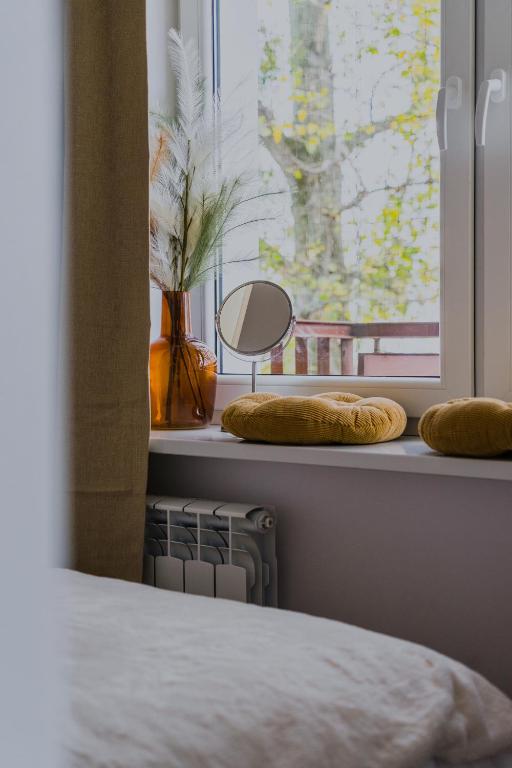Posteľ alebo postele v izbe v ubytovaní Warsaw Concierge Waszyngton Lounge