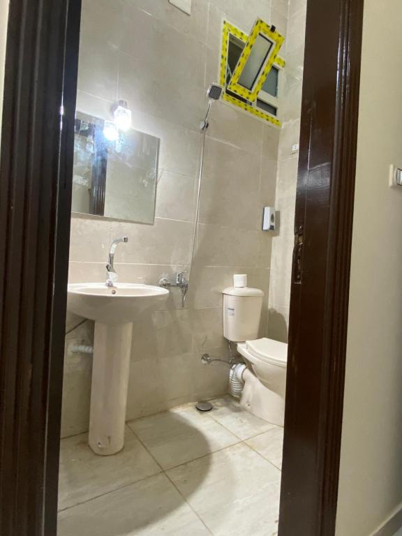 Koupelna v ubytování Sneferu Hotel