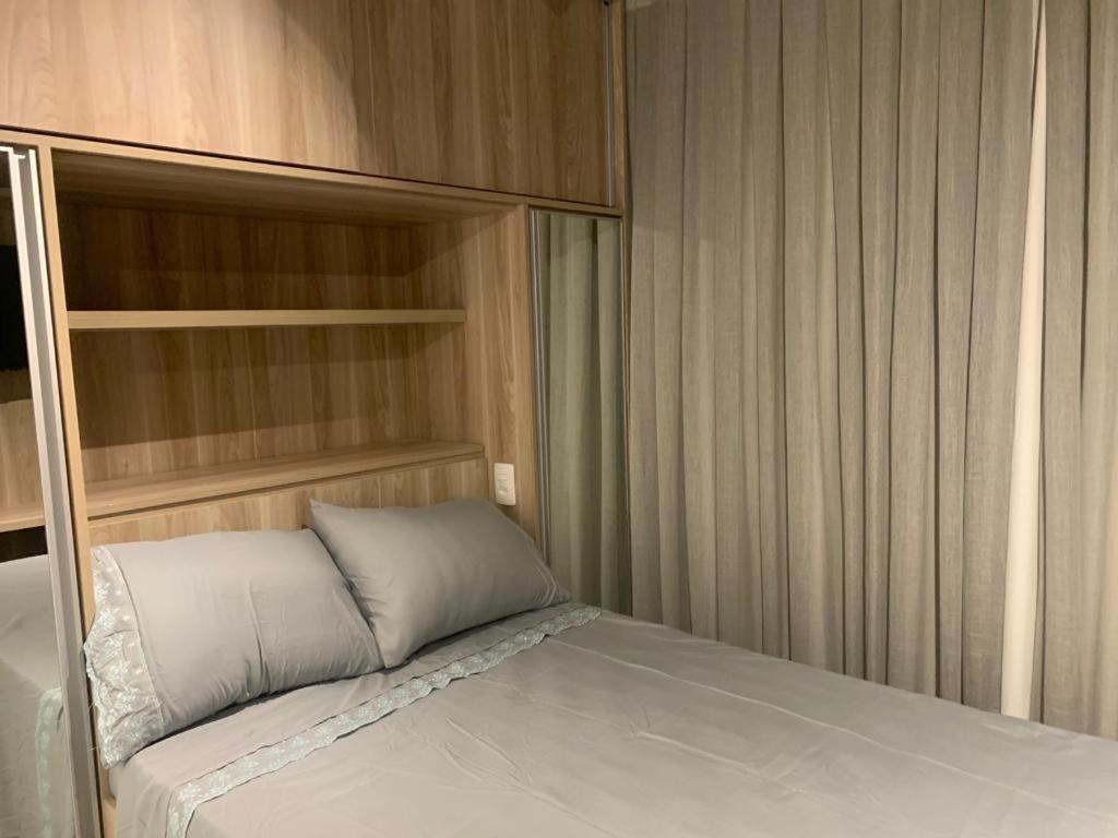 Cama o camas de una habitación en Conforto Frei Caneca M602